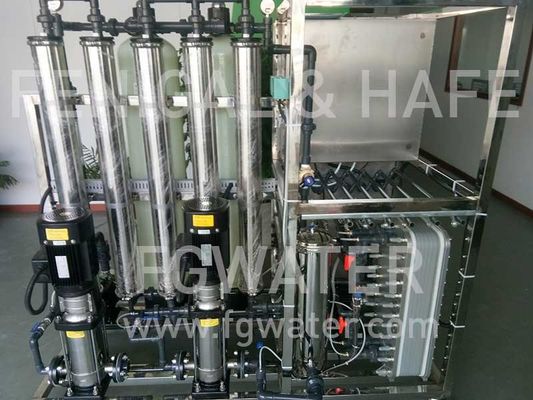 3GPM σύστημα κατεργασίας ύδατος EDI για τον καθαρισμό νερού Ultrapure