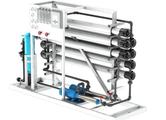 2000GPD καθαρισμένο σύστημα κατεργασίας ύδατος, διπλό σύστημα αντίστροφης όσμωσης περασμάτων