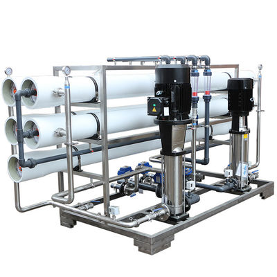 6TPH σύστημα κατεργασίας ύδατος αντίστροφης όσμωσης, βιομηχανικό σύστημα φίλτρων νερού αντίστροφης όσμωσης