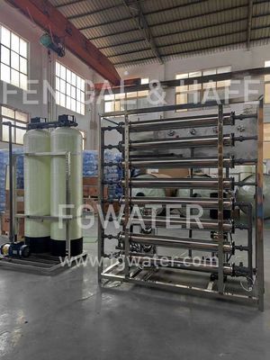 Ρευστά συστήματα κατεργασίας ύδατος αντίστροφης όσμωσης σχεδίου 600-18000gpd εμπορικά