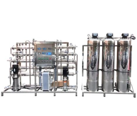 Η ολίσθηση τοποθετεί το βιομηχανικό εργοστάσιο επεξεργασίας νερού 1000l/H Ro