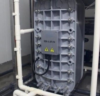 0.5-5m3/H σύστημα επεξεργασίας νερού ηλεκτροδαιονιστής σύστημα καθαρισμού δύο σταδίων