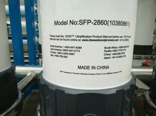 Διάρκεια ζωής της μεμβράνης DOW UF Μεμβράνες SFP-2860 / SFD-2860 για επιφανειακά ύδατα