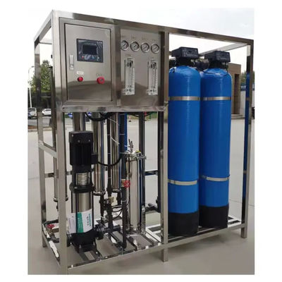 1TPH 2.1kW-380-415V 2xFRP δεξαμενές Βραχτόνερο Αντίστροφη όσμωση