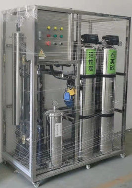 500L/Η 1,7kW-380-415V 2xSS304 δεξαμενές Βραχτόνερο Αντίστροφη οσμωτική μονάδα ύδρευσης