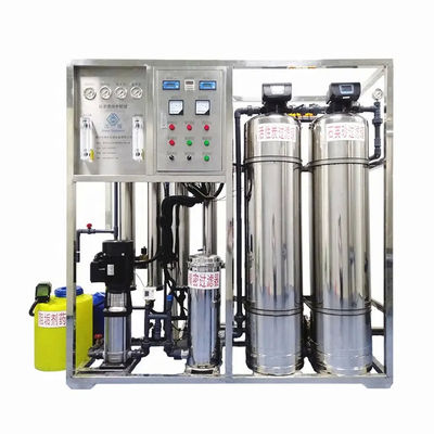 500L/Η 1,7kW-380-415V 2xSS304 δεξαμενές Βραχτόνερο Αντίστροφη οσμωτική μονάδα ύδρευσης