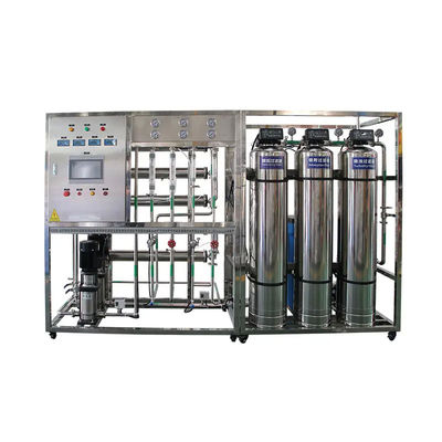 2TPH 3,0kW-380-415V 3xSS304 δεξαμενές Αμυδρό νερό εργοστάσιο αντιστροφικής όσμωσης νερού