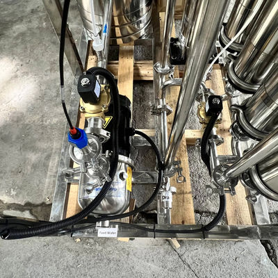 500L/H 1.7kW-380-415V 2x FRP δεξαμενές Αμυδρό νερό Αντίστροφη όσμωση