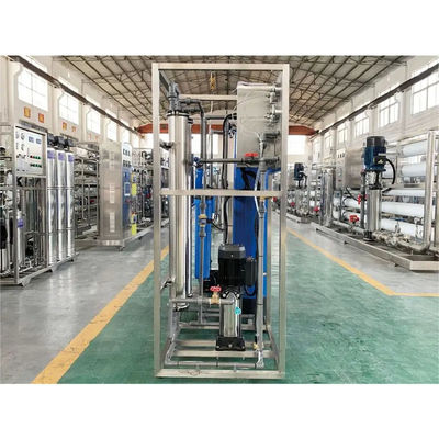 500L/H 1.7kW-380-415V 3xFRP δεξαμενές Αμυδρό νερό εργοστάσιο αντιστροφικής όσμωσης