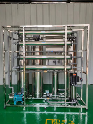 1.5TPH 3,0kW-380-415V 3xSS304 Τανκς Αμυδρόνερο Αντίστροφη οσμωτική μονάδα ύδρευσης