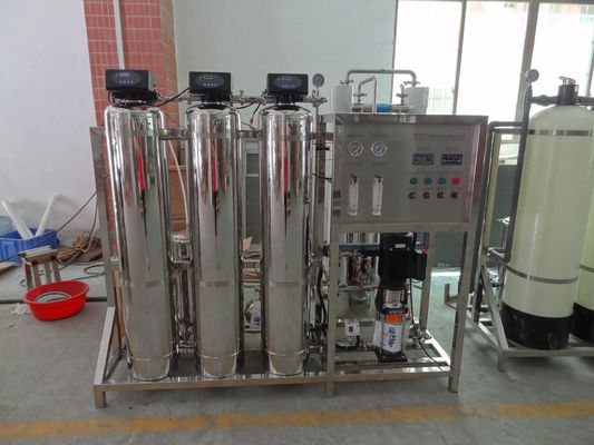 1.5TPH 3,0kW-380-415V 3xSS304 Τανκς Αμυδρόνερο Αντίστροφη οσμωτική μονάδα ύδρευσης