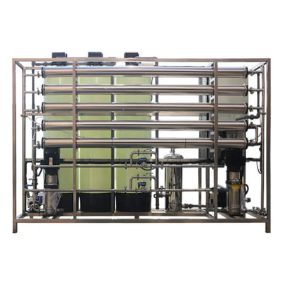 4TPH 5.5kW-380-415V 3xFRP δεξαμενές Βραχτόνερο Αντίστροφη οσμωτική μονάδα ύδρευσης
