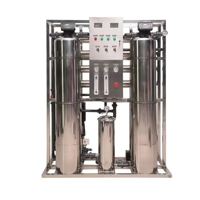 3TPH 5.5kW-380-415V 2xSS304 δεξαμενές Βραχτόνερο Αντίστροφη οσμωτική μονάδα ύδρευσης