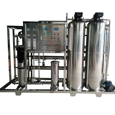 3TPH 5.5kW-380-415V 2xSS304 δεξαμενές Βραχτόνερο Αντίστροφη οσμωτική μονάδα ύδρευσης