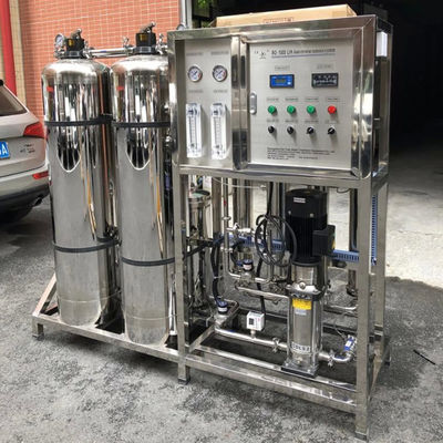 3TPH 5.5kW-380-415V 2xSS304 δεξαμενές Βραχτόνερο Αντίστροφη οσμωτική μονάδα ύδρευσης
