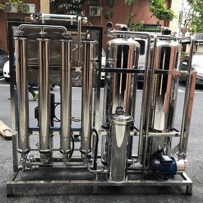 3TPH 5.5kW-380-415V 2xSS304 δεξαμενές Βραχτόνερο Αντίστροφη οσμωτική μονάδα ύδρευσης