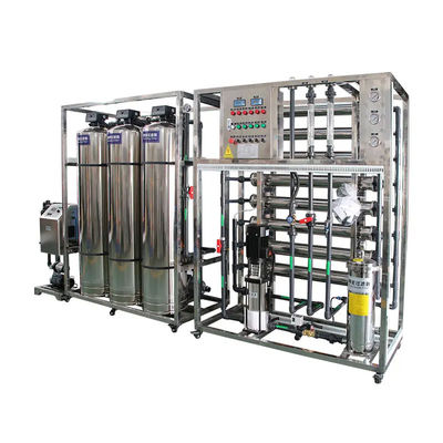 3TPH 5.5kW-380-415V 3xSS304 δεξαμενές Βραχτόνερο Αντίστροφη οσμωτική μονάδα ύδρευσης