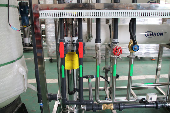 8TPH 14kW-380-415V 2xFRP δεξαμενές Βρακόνερο Αντίστροφη όσμωση