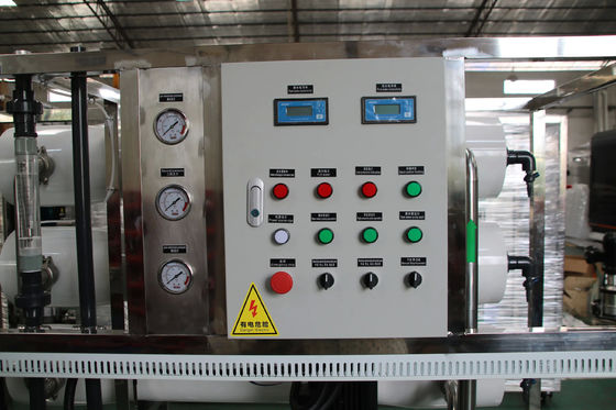 8TPH 14kW-380-415V 2xFRP δεξαμενές Βρακόνερο Αντίστροφη όσμωση