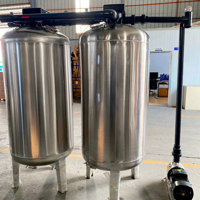 6TPH 7.9kW-380-415V 2xSS304 δεξαμενές Βραχτόνερο Αντίστροφη οσμωτική μονάδα ύδρευσης