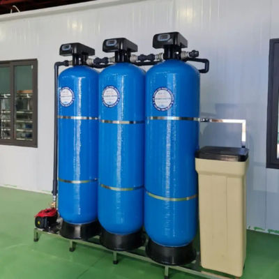 6TPH 7.9kW-380-415V 3xFRP δεξαμενές Βραχτόνερο Αντίστροφη όσμωση σταθμός ύδρευσης