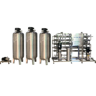 8TPH 14kW-380-415V 3xSS304 δεξαμενές Βραχτόνερο Αντίστροφη οσμωτική μονάδα ύδρευσης