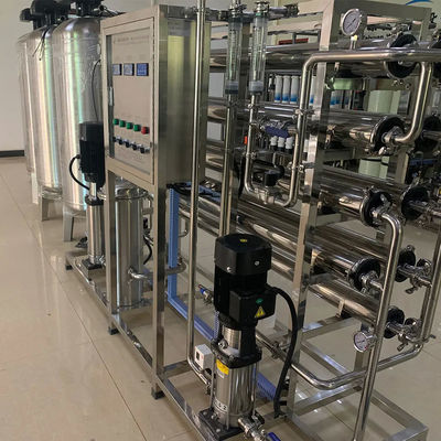 8TPH 14kW-380-415V 3xSS304 δεξαμενές Βραχτόνερο Αντίστροφη οσμωτική μονάδα ύδρευσης