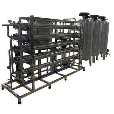 8TPH 14kW-380-415V 3xSS304 δεξαμενές Βραχτόνερο Αντίστροφη οσμωτική μονάδα ύδρευσης