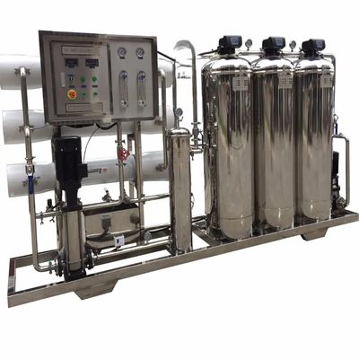 5TPH 7.4kW-380-415V 3xSS304 δεξαμενές Βραχτόνερο Αντίστροφη όσμωση σταθμός ύδρευσης