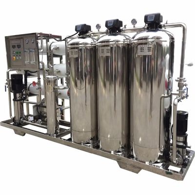 5TPH 7.4kW-380-415V 3xSS304 δεξαμενές Βραχτόνερο Αντίστροφη όσμωση σταθμός ύδρευσης
