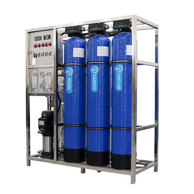 250 LPH 3xFRP δεξαμενές Μικρό σύστημα φίλτρου νερού αντίστροφης όσμωσης