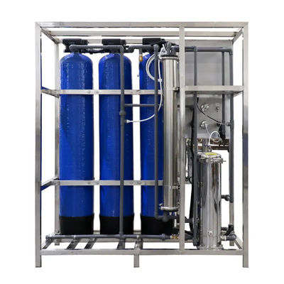 250 LPH 3xFRP δεξαμενές Μικρό σύστημα φίλτρου νερού αντίστροφης όσμωσης