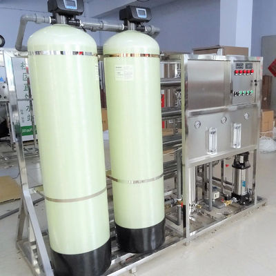 2000L/H 2xFRP δεξαμενές Αμυδρό νερό εργοστάσιο αντιστροφής οσμωσίας