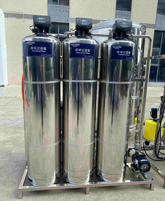 3000L/H SS304 δεξαμενές επεξεργασία νερού με αντίστροφη όσμωση για βιομηχανικά