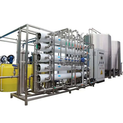 10TPH FRP δεξαμενές Αντίστροφη όσμωση εργοστάσιο νερού για αφαλάτωση θαλάσσιου νερού