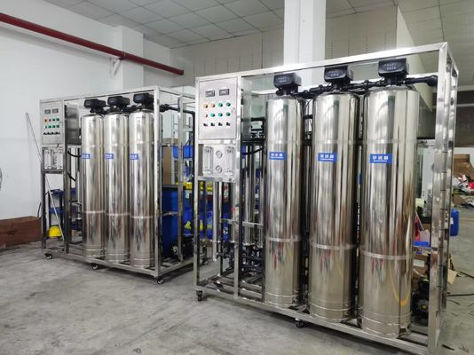 PRO-FD40160 1TPH Σύστημα αντίστροφης όσμωσης αλμυρού νερού SS304 Σκιντ Μάουντ 2.1kW TDS<2000ppm