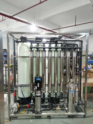 PRO-ST8080/15 1.5TPH Σύστημα αντίστροφης όσμωσης αλμυρού νερού SS304 Skid 3.0kW Γρήγορος χρόνος προόδου