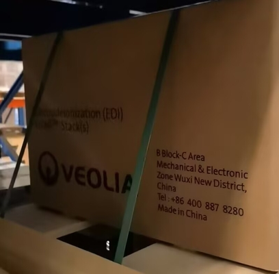 Στοίβα EDI Veolia MK-3MiniHT για Φαρμακευτικό Νερό Συμμόρφωσης USP EP