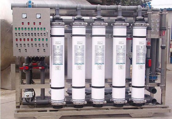 Βιομηχανική κοίλη κατεργασία ύδατος συστημάτων ινών 320TPD UF