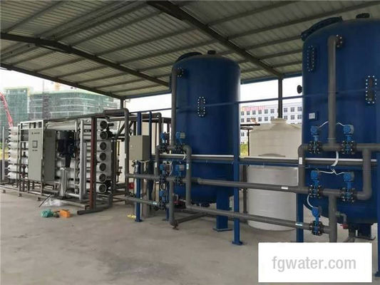 7.5KW καθαρισμένο σύστημα κατεργασίας ύδατος, εργοστάσιο επεξεργασίας νερού τροφών λεβήτων