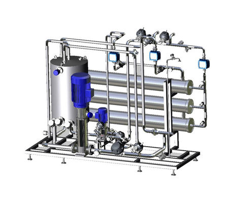 Η ολίσθηση τοποθετεί το καθαρισμένο σύστημα κατεργασίας ύδατος, σύστημα κατεργασίας ύδατος RO