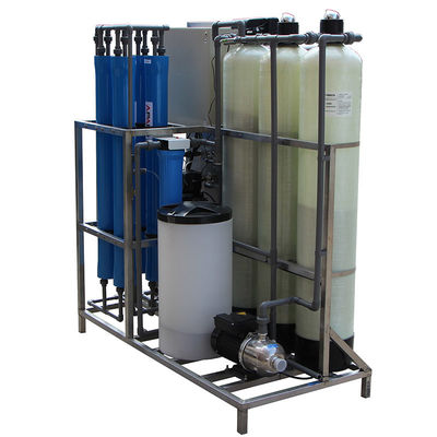 Σύστημα κατεργασίας ύδατος αντίστροφης όσμωσης NSF, εργοστάσιο επεξεργασίας νερού 1000LPH RO