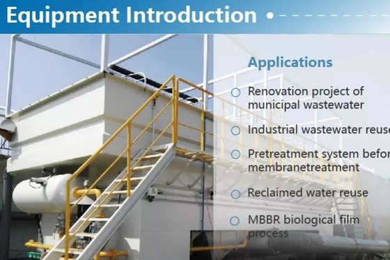 Νέες διαλυμένες μονάδες επίπλευσης αέρα συστημάτων καθαρισμού απόβλητου ύδατος Sewage Treatment Company