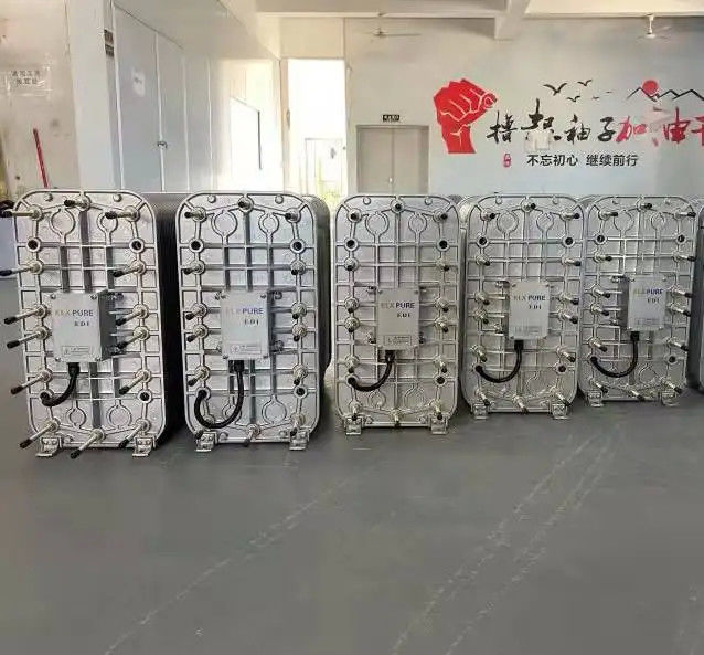 KXA-600 Μονάδα EDI 5-6.5 M3/H Διαδικασία Μηδενικών Χημικών για Ηλεκτρονικά