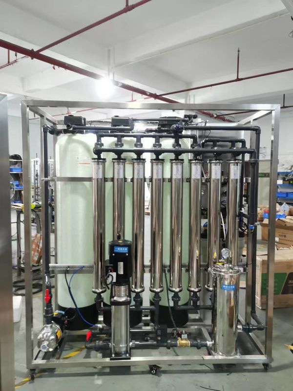 PRO-ST8080/15 1.5TPH Σύστημα αντίστροφης όσμωσης αλμυρού νερού SS304 Skid 3.0kW Γρήγορος χρόνος προόδου