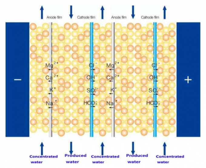 Καθαριστήρας 600 RO Διήθηση EDI Υπερκαθαρό νερό Βιομηχανικό σύστημα αντιστροφικής όσμωσης 0