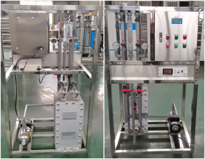 Καθαριστήρας 600 RO Διήθηση EDI Υπερκαθαρό νερό Βιομηχανικό σύστημα αντιστροφικής όσμωσης 3