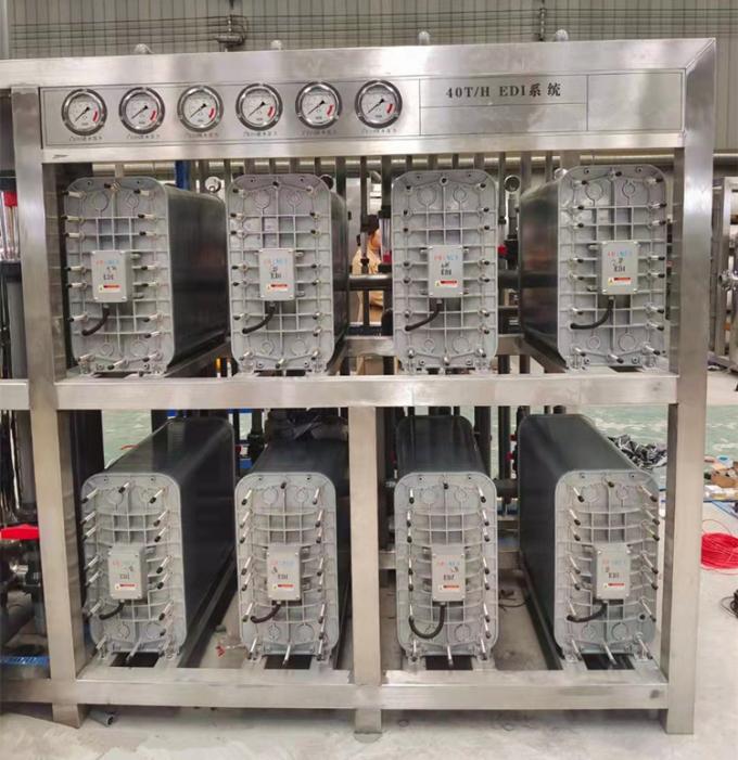 Καθαριστήρας 600 RO Διήθηση EDI Υπερκαθαρό νερό Βιομηχανικό σύστημα αντιστροφικής όσμωσης 9